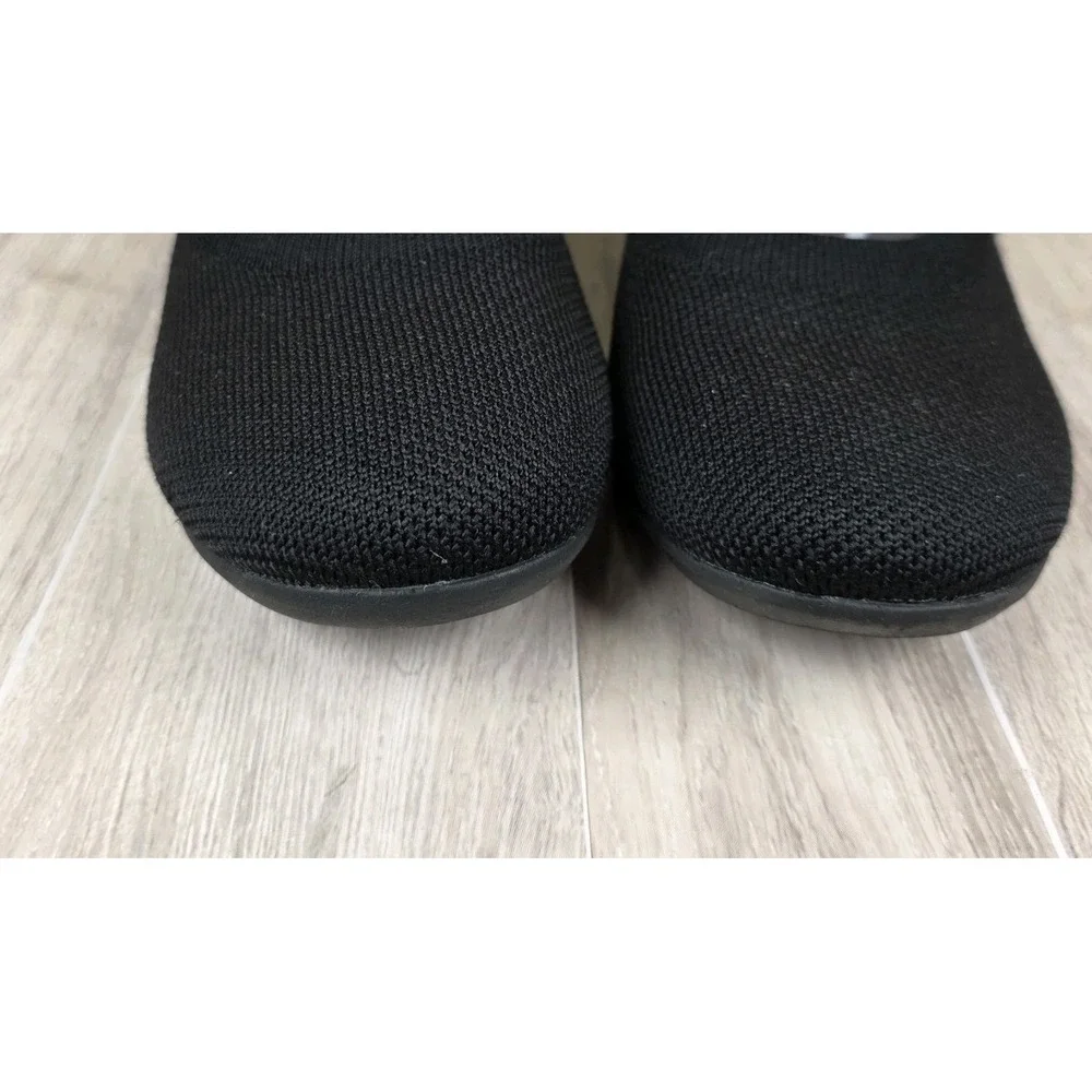 Vivaia Claire Walker Black Round Toe Knit Ballet Flats Womens EU 38.5 US 7.5